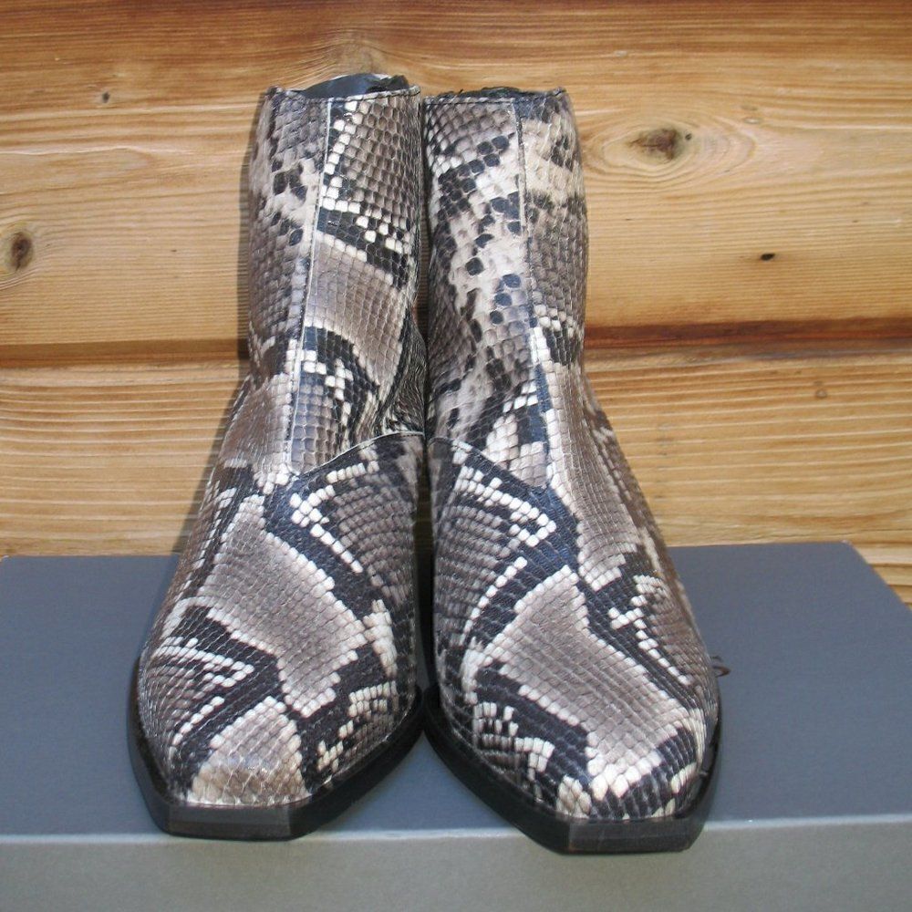 All Saints Lenora womens Leather Boots Booties 9 9.5 - Picture 4 of 11